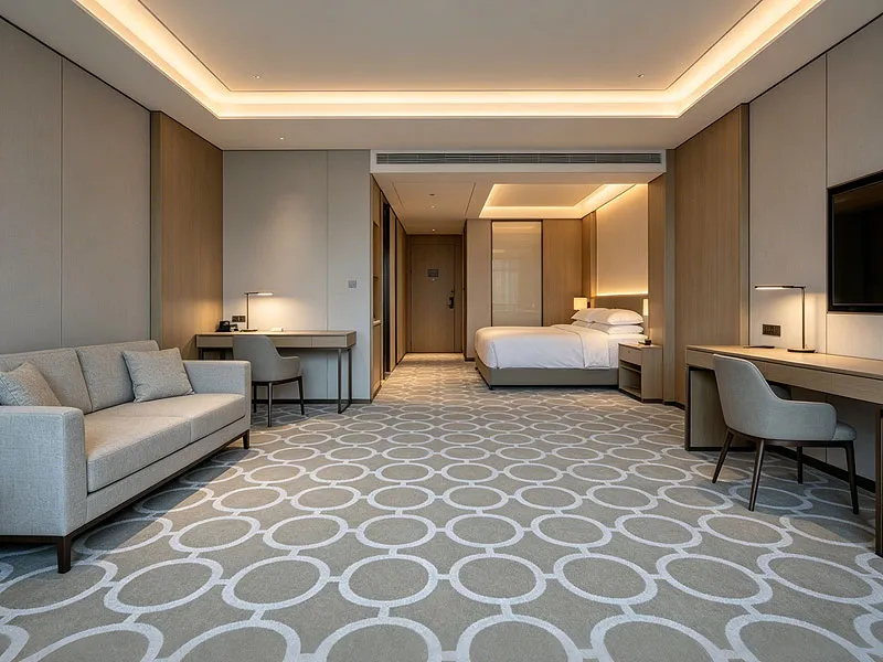 Luxury Penthouse Corridor Tufted Carpet