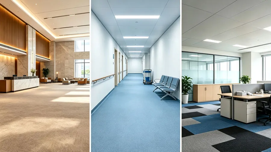 commercial carpet applications hotel healthcare office flooring