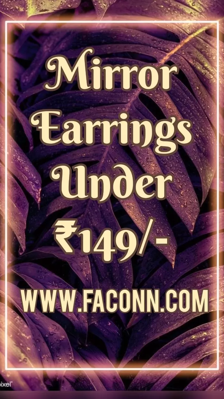 Shop earrings under ₹149/- only at www.faconn.com (direct link in bio) .#faconn #larqjewels #reels #reelsinstagram #reelsvideo #reelitfeelit #reelkarofeelkaro #earrings #mirrorwork #mirrorearrings #navratri #navratrispecial #durgapuja #indianjewellery #jewel #jewelryaddict