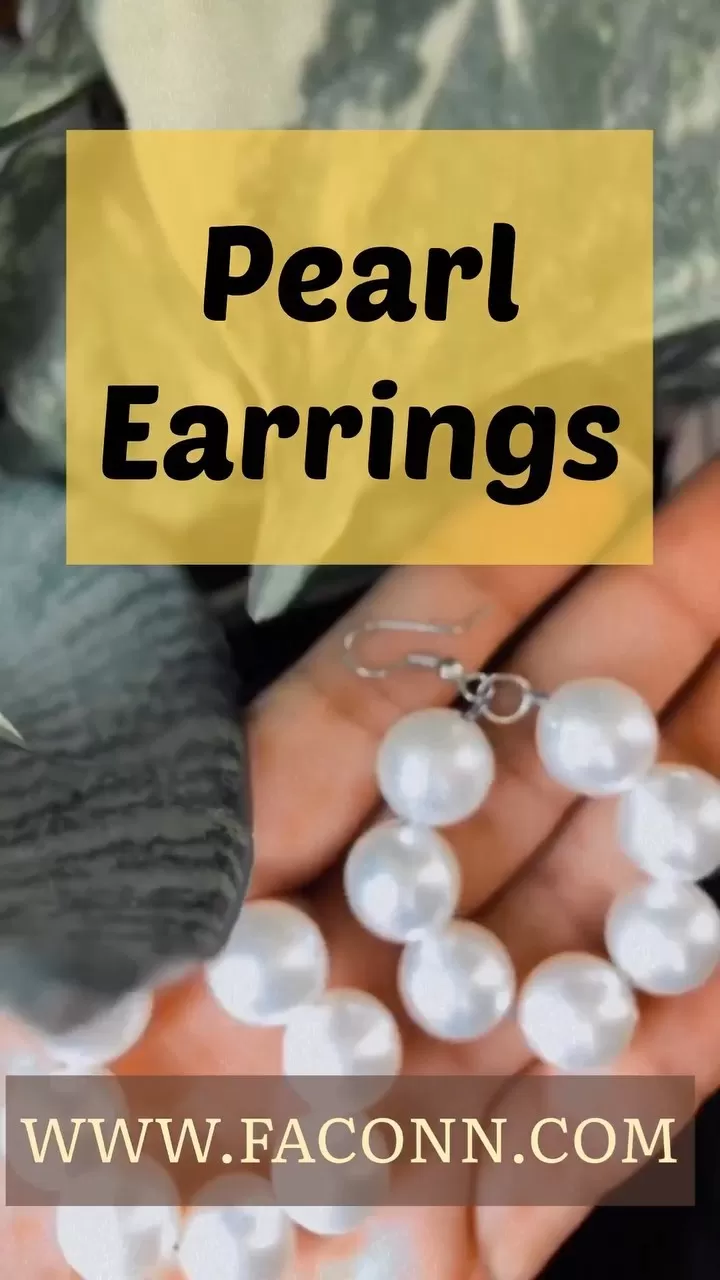 Pearl is always a woman’s best friend. So gift yourself or your girl beautiful pearl earrings under ₹79/-✅shop at www.faconn.com .#faconn #larqjewels #pearl #pearlearrings #jewels #jewelrygram #reels #instajewelry #onlinejewelry #jewelryshopping #salesalesale #viralreels #hoopearrings #danglers #dropearrings